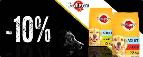 Sconto del 10% sul cibo per cani Pedigree